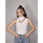 CUT OUT BODY FEHÉR