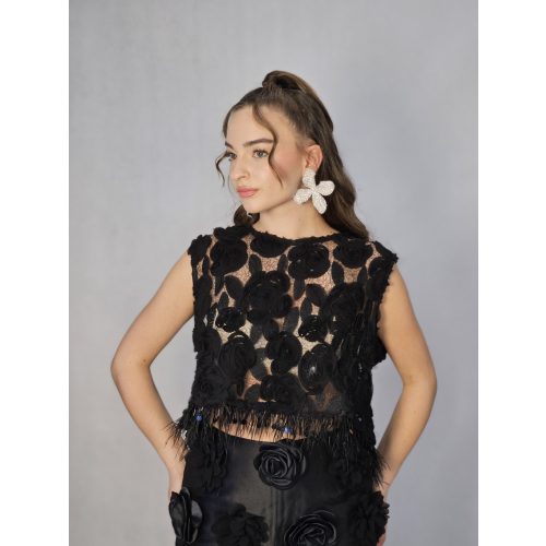 FIORELLA TOP FEKETE