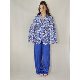 KIMONO BLEZER BLU