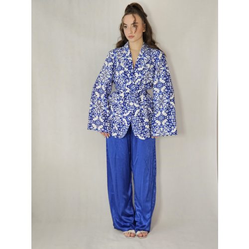 KIMONO BLEZER BLU