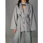 KIMONO BLEZER SZÜRKE